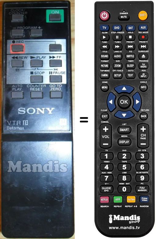 Replacement remote control RMT-235