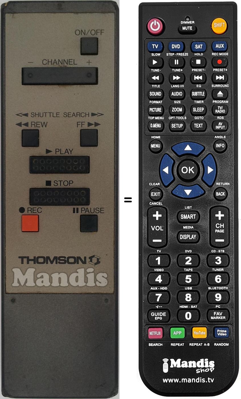 Replacement remote control Saba TC352