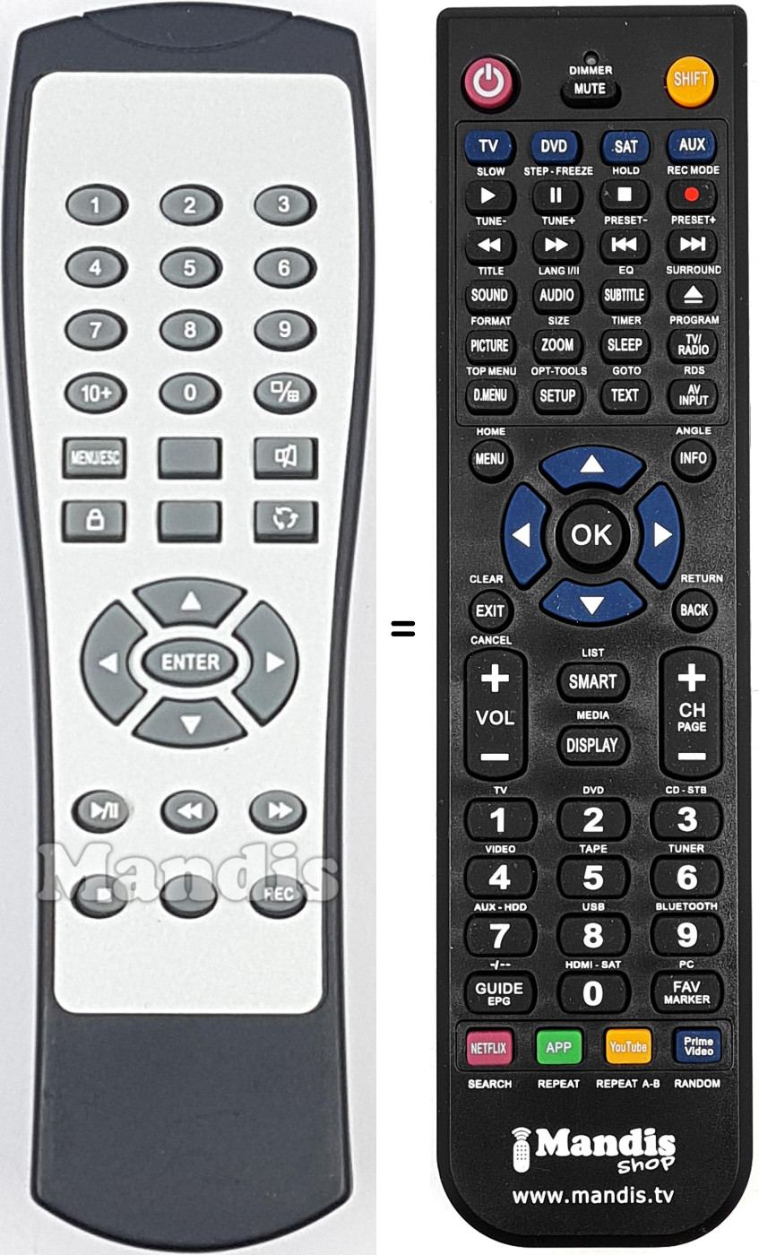 Replacement remote control REMCON1975