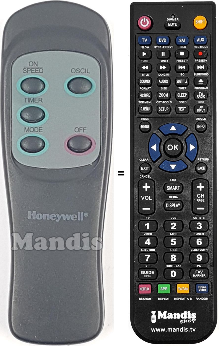 Replacement remote control REMCON2043