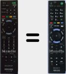 Original remote control RMT-TZ120E (149317611)