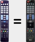 Original remote control AKB74115502