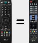 Original remote control AKB74115502