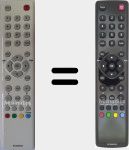 Original remote control RC 3000 E 02 (04TCLTEL0223)