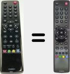 Original remote control RC 3000 E 02 (04TCLTEL0223)