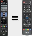 Original remote control AKB75055702