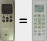 Original remote control AKB74375404