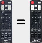 Original remote control AKB74955362