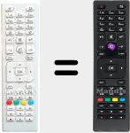 Original remote control RC 4875 (30087730)