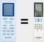 Universal remote control Aircoplus (42530)