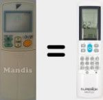 Universal remote control Aircoplus (42530)