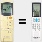 Universal remote control Aircoplus (42530)