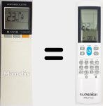 Universal remote control Aircoplus (42530)