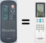 Universal remote control Aircoplus (42530)
