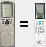 Universal remote control Aircoplus (42530)