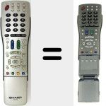 Original remote control RRMCGA460WJSA