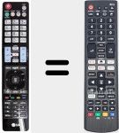 Universal remote control Universal TV LG