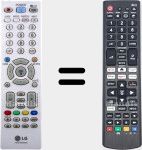 Universal remote control Universal TV LG