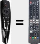 Universal remote control Universal TV LG