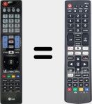 Universal remote control Universal TV LG