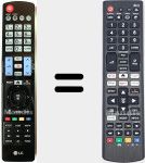 Universal remote control Universal TV LG