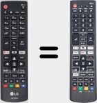 Universal remote control Universal TV LG