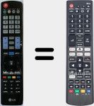 Universal remote control Universal TV LG