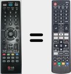 Universal remote control Universal TV LG