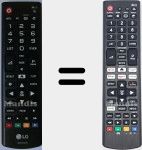 Universal remote control Universal TV LG