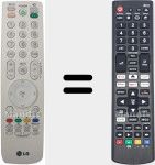 Universal remote control Universal TV LG