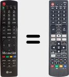 Universal remote control Universal TV LG