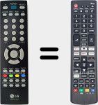 Universal remote control Universal TV LG