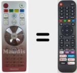 Universal remote control Universal TV Hisense