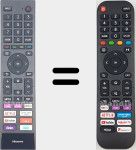 Universal remote control Universal TV Hisense