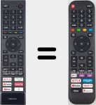 Universal remote control Universal TV Hisense
