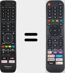 Universal remote control Universal TV Hisense