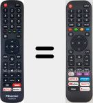 Universal remote control Universal TV Hisense