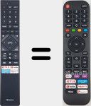 Universal remote control Universal TV Hisense