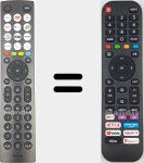 Universal remote control Universal TV Hisense