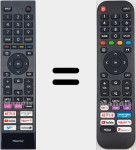Universal remote control Universal TV Hisense