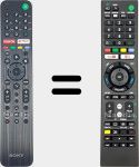 Universal remote control Universal TV Sony
