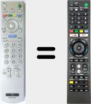 Universal remote control Universal TV Sony