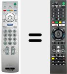 Universal remote control Universal TV Sony