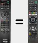 Universal remote control Universal TV Sony
