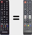Universal remote control Universal TV Samsung