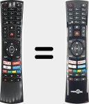 Original remote control RC4390P (23573871)