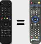 Replacement remote control for RMG01 (0320200059)