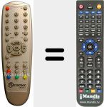 Replacement remote control for 060323
