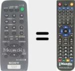 Replacement remote control for RM-SR210 (147650311)