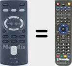 Replacement remote control for RMX151 (147907714)